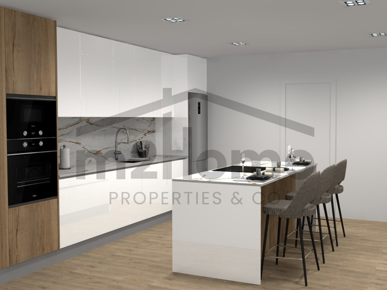 APARTAMENTO T3 DUPLEX NOVO EM CONDOMÍNIO FECHADO, COM GARAGEM - VILA NOVA POIARES